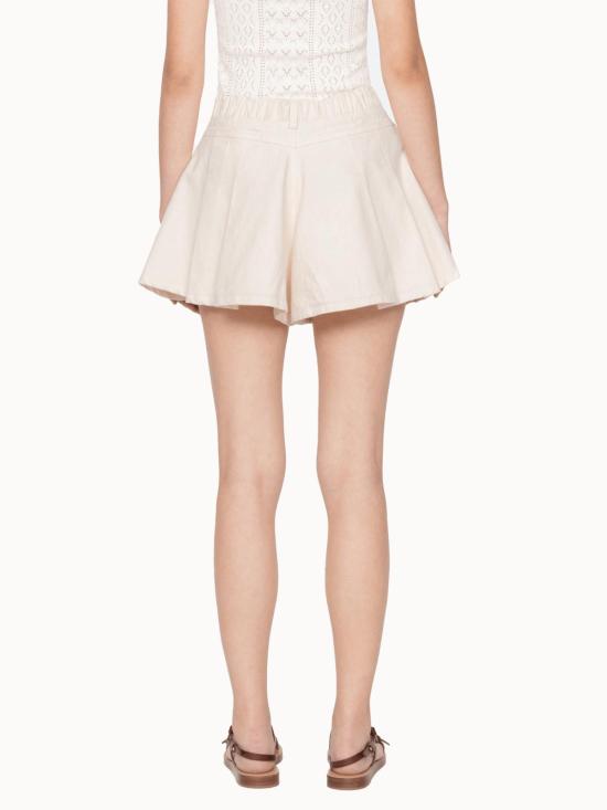  씨뉴욕 데님 숏팬츠 씨뉴스타시아 데님 진 쇼츠 크림 - SEA NY