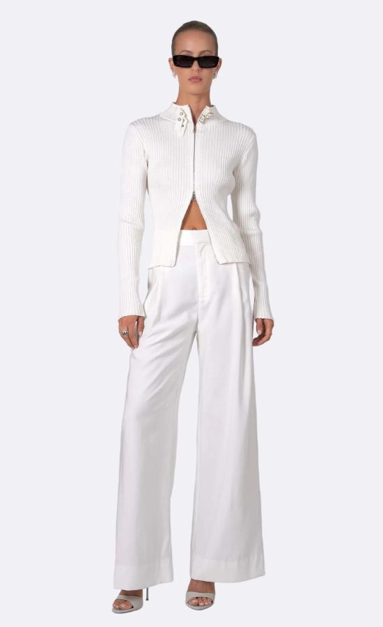  논살란트 레이블 가디건 무심한 라벨 디온 카디건 아이보리 - NONCHALANT LABEL