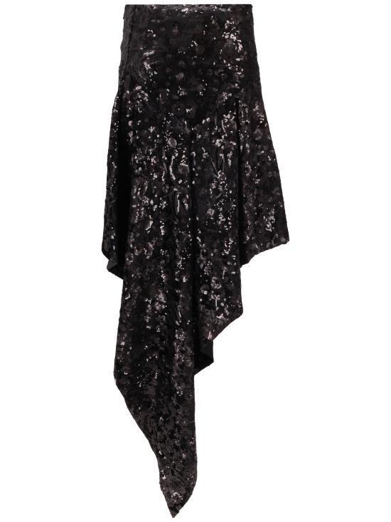 26FW 니콜로 파스콸레티 미디 스커트 NP08S001FSEV B BLACK