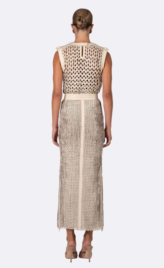  논살란트 레이블 블라우스 무심한 라벨 토린 탑 크레마 - NONCHALANT LABEL