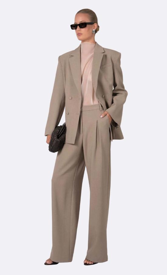  논살란트 레이블 스트레이트 팬츠 논샬런트 라벨 먼로 팬츠 토프 - NONCHALANT LABEL