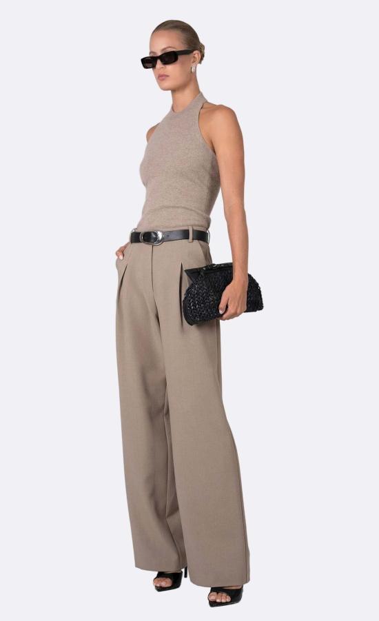  논살란트 레이블 스트레이트 팬츠 논샬런트 라벨 먼로 팬츠 토프 - NONCHALANT LABEL