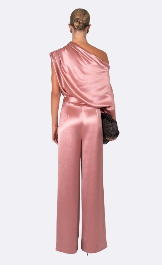  논살란트 레이블 블라우스 무심한 라벨 리아  더스티 로즈 - NONCHALANT LABEL