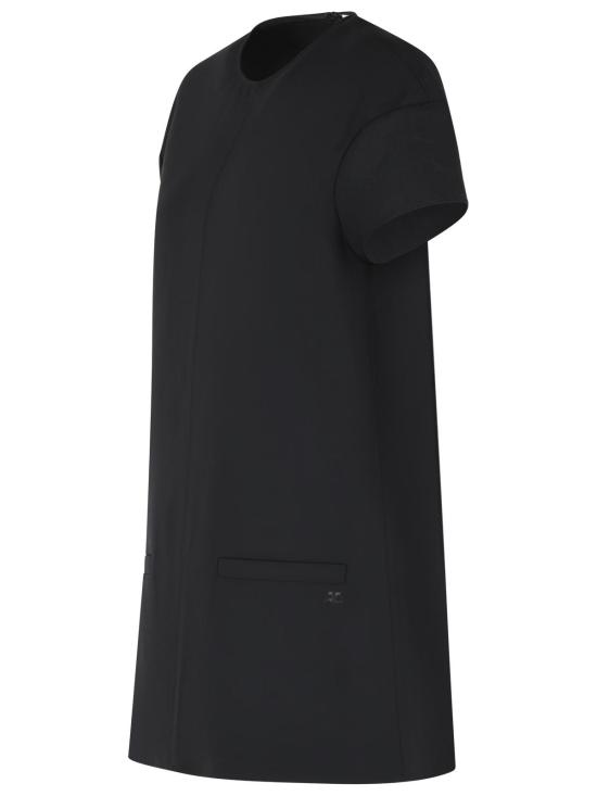 26SS 쿠레쥬 숏 원피스 126CRO790PL01709999 Black - COURREGES