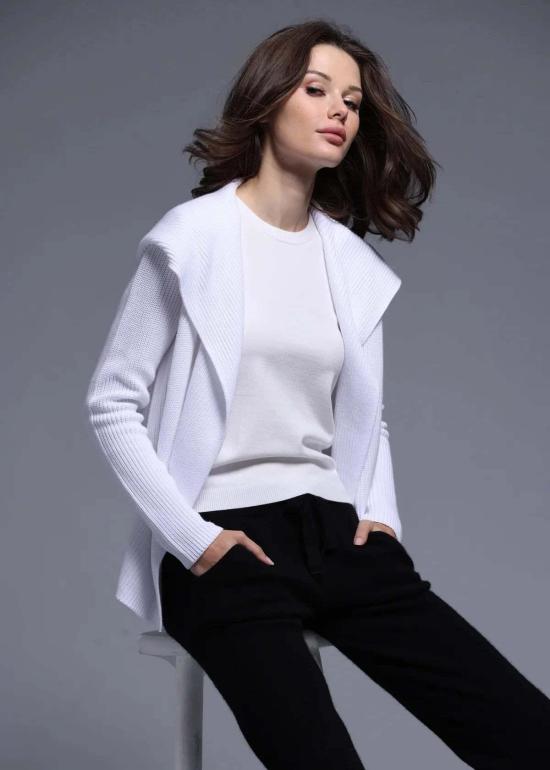  미니 로즈 가디건 코튼 셰이커 후드 플라이어웨이