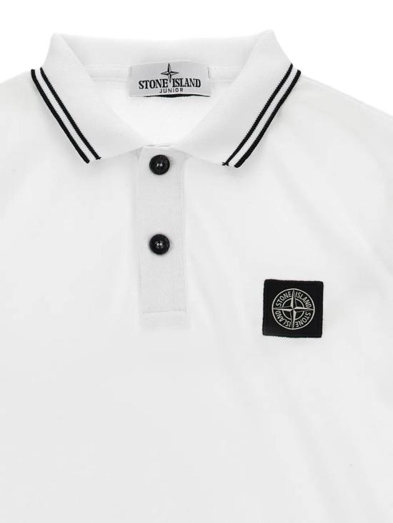 26SS [키즈] 스톤 아일랜드 티셔츠 L1S162200001 S0018 V1001 WHITE - STONE ISLAND