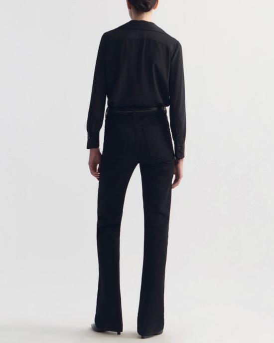  닐리로탄 블라우스 Nili Lotan Joxe 실크  블랙 - NILI LOTAN