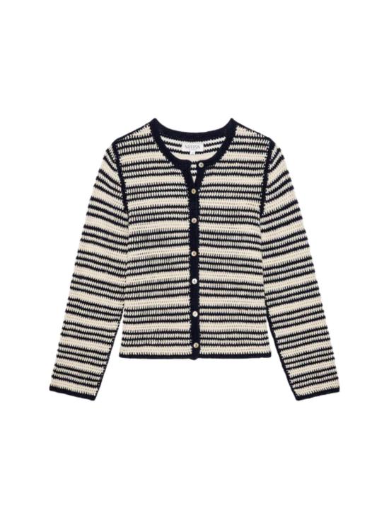  네이션 가디건 코트니 크로셰  스웨터 - NATION
