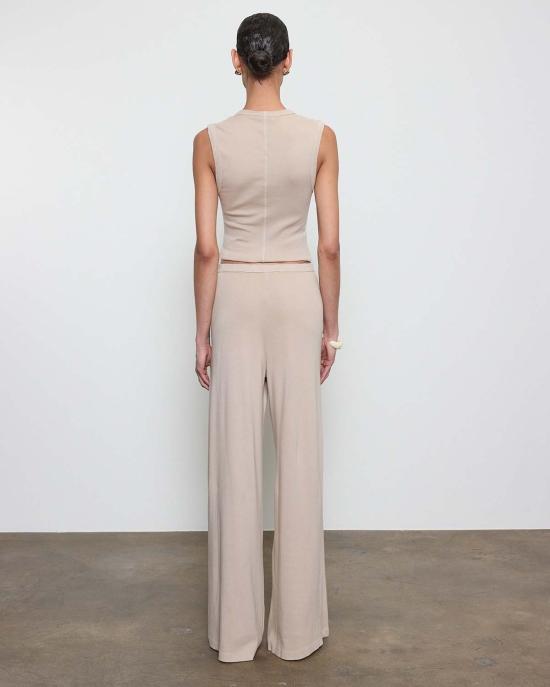  엔자 코스타 블라우스 뉴 클래식 슬리브리스 탑 - ENZA COSTA