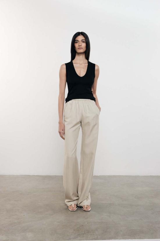  엔자 코스타 팬츠 트윌 에브리웨어  스톤 - ENZA COSTA