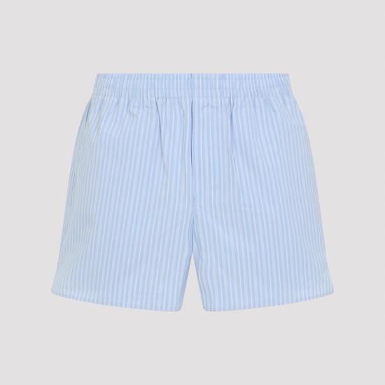 26SS 아미 숏팬츠 USO806 CO0219 4844 BLEU CACHEMIRE BLANC BLUE - AMI