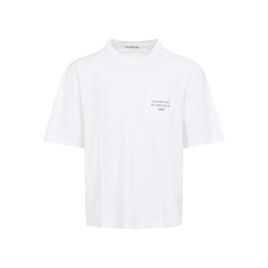 26SS 아크네 스튜디오 폴로 티셔츠 CL0448 AEG OFF WHITE