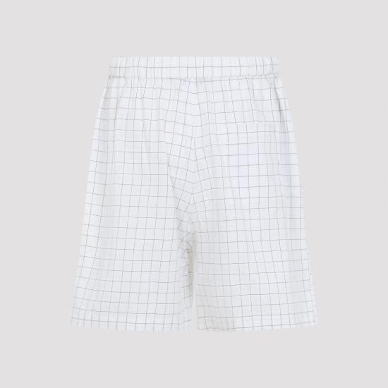 26SS 아크네 스튜디오 숏팬츠 BE0224 AL4 WHITE BLACK - ACNE STUDIOS