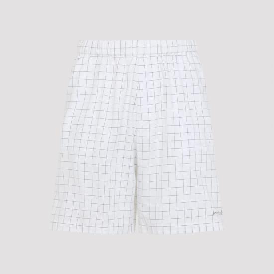 26SS 아크네 스튜디오 숏팬츠 BE0224 AL4 WHITE BLACK - ACNE STUDIOS