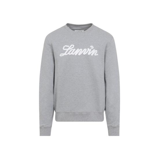 26SS 랑방 긴팔 티셔츠 RMSS0001F047P26 100 HEATHER GREY