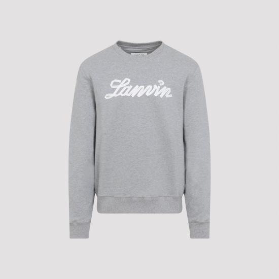 26SS 랑방 긴팔 티셔츠 RMSS0001F047P26 100 HEATHER GREY - LANVIN