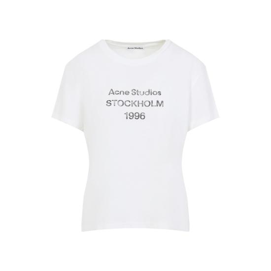  아크네 스튜디오 반팔 티셔츠 CL0397 AEG OFF WHITE