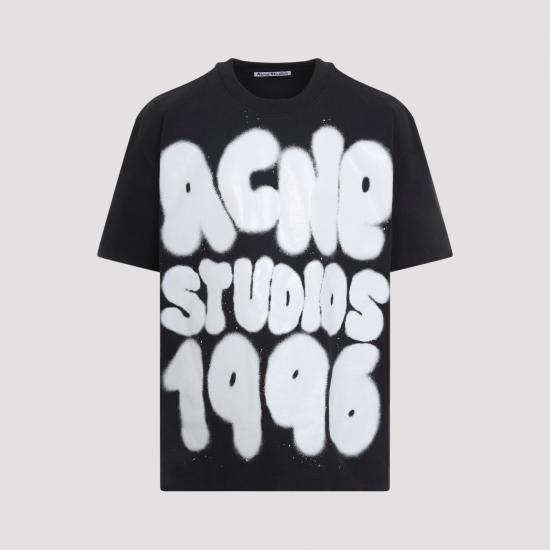 26SS 아크네 스튜디오 폴로 티셔츠 CL0333 J83 BLACK WHITE - ACNE STUDIOS
