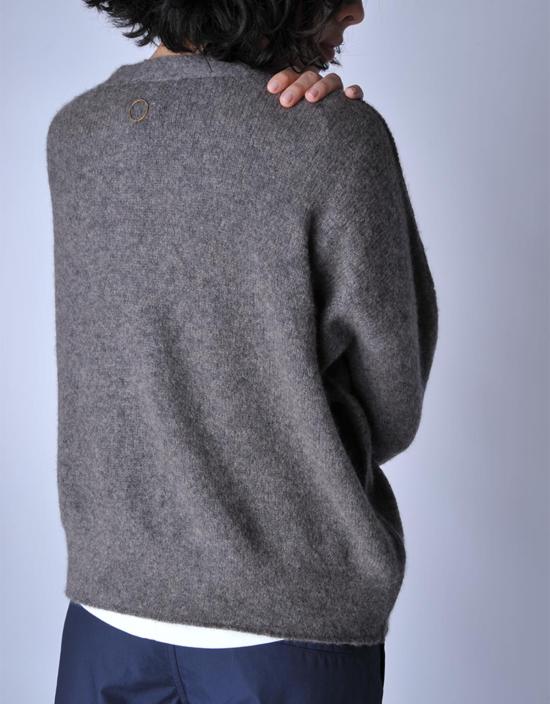  오유나 가디건 어시 일라 캐시미어  브라운 - OYUNA