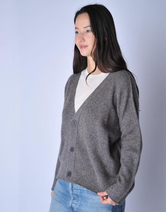  오유나 가디건 어시 일라 캐시미어  브라운 - OYUNA