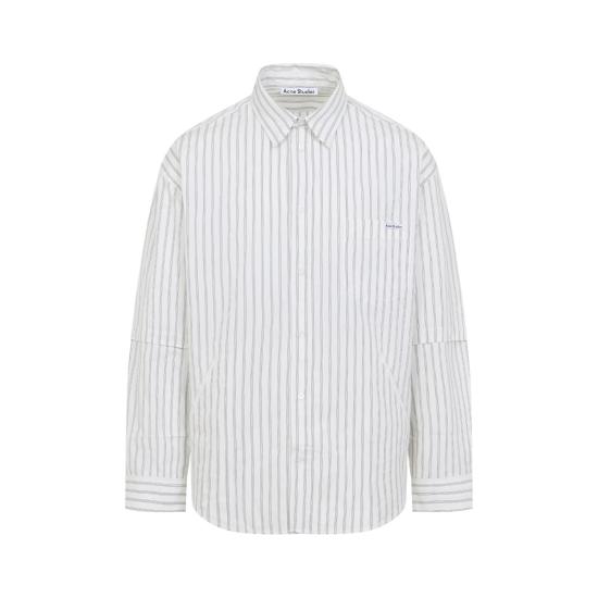 26SS 아크네 스튜디오 셔츠 BB0670 CHD OFF WHITE GREY