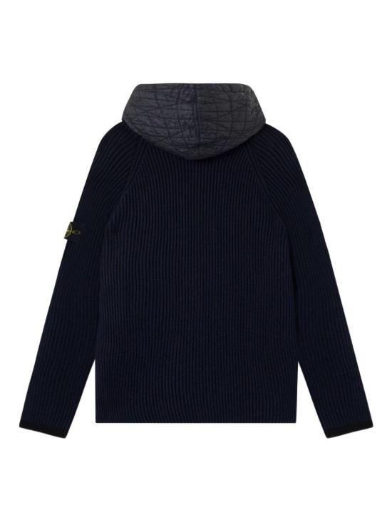 25FW 스톤 아일랜드 니트웨어 K2S155100032S00L8 V0026 BLUE - STONE ISLAND