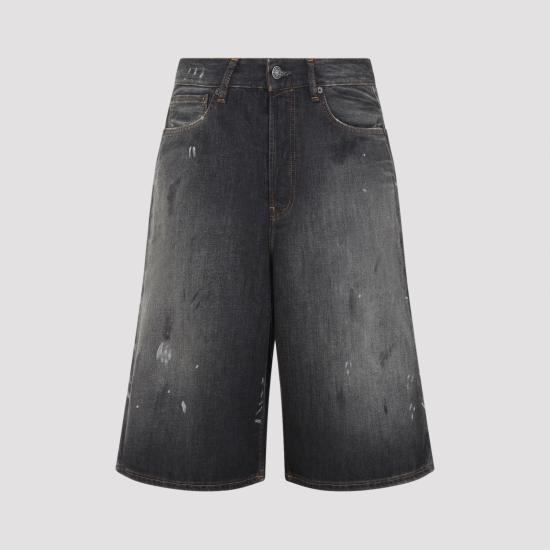 26SS 아크네 스튜디오 숏팬츠 BE0173 900 BLACK - ACNE STUDIOS