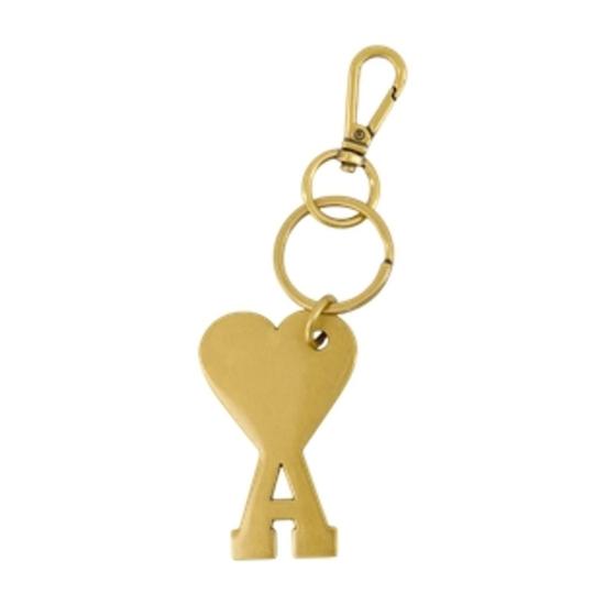 26SS 아미 하트 로고 키링 UKR906 369907 GOLD - AMI