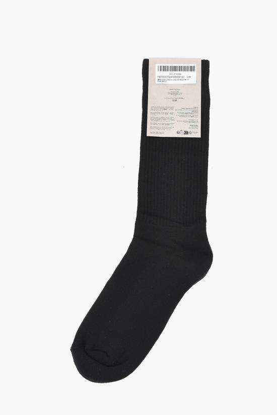  팜앤젤스 양말 PWRA007S24FAB0041001 Black - PALM ANGELS