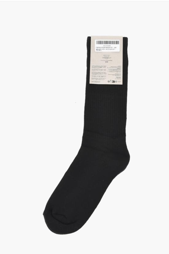  팜앤젤스 양말 PWRA007S24FAB0041001 Black - PALM ANGELS