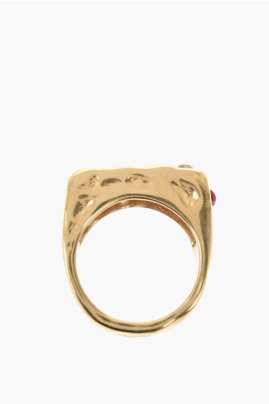  팜앤젤스 반지 PWOC02AS25MAT0017684 Gold - PALM ANGELS