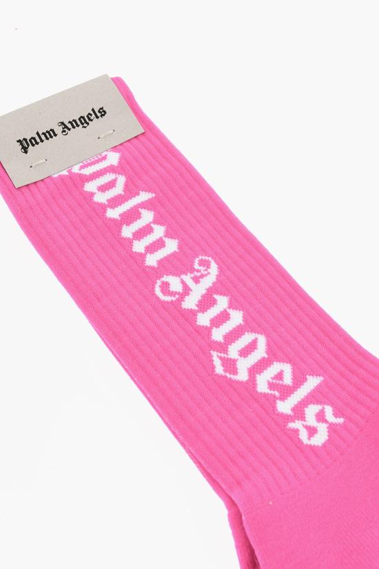  팜앤젤스 양말 PWRA007S24FAB0016801 Pink - PALM ANGELS