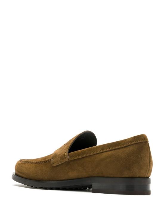 25FW 토즈 스탬프 모노그램 스웨이드 로퍼 XXM0ZF0Q920RE0 S818 Brown - TODS