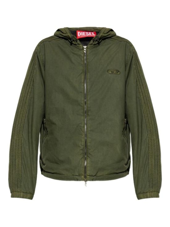 26SS 디젤 J-STITCH 후드 자켓 A20162 0ENBG 51F Green