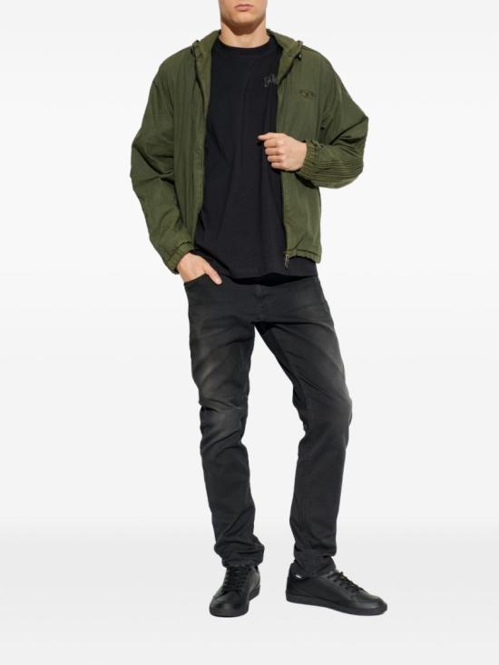 26SS 디젤 J-STITCH 후드 자켓 A20162 0ENBG 51F Green - DIESEL