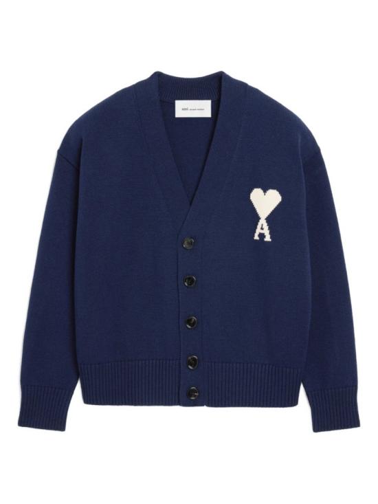 26SS 아미 울 드 하트 가디건 UKC380 KN0156 A116 Blue