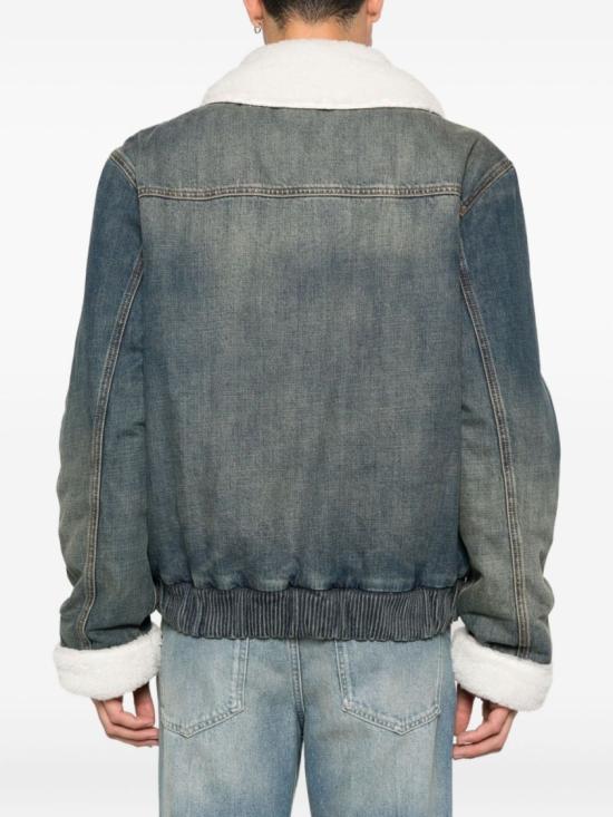 25FW 발망 데님 자켓 FH0TFB01DG04 SFG Blue - BALMAIN