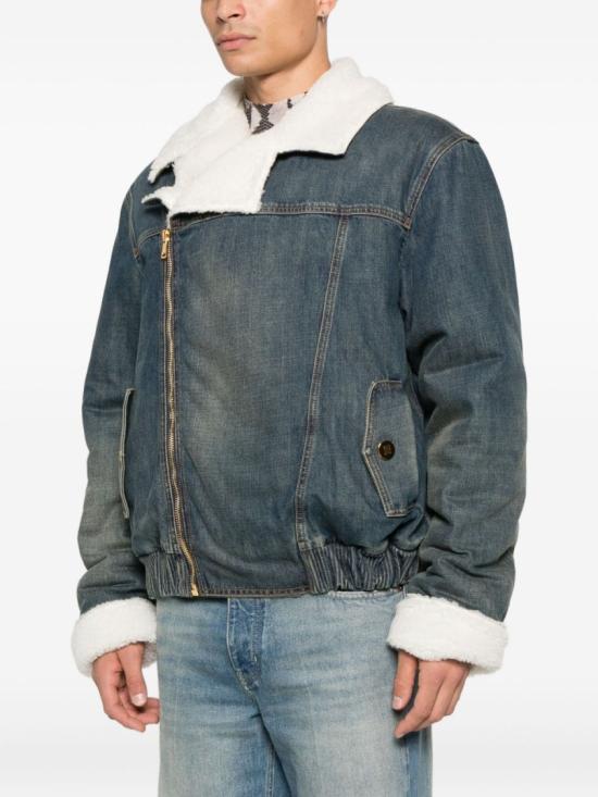 25FW 발망 데님 자켓 FH0TFB01DG04 SFG Blue - BALMAIN