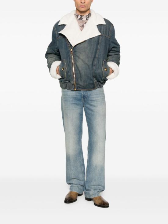 25FW 발망 데님 자켓 FH0TFB01DG04 SFG Blue - BALMAIN