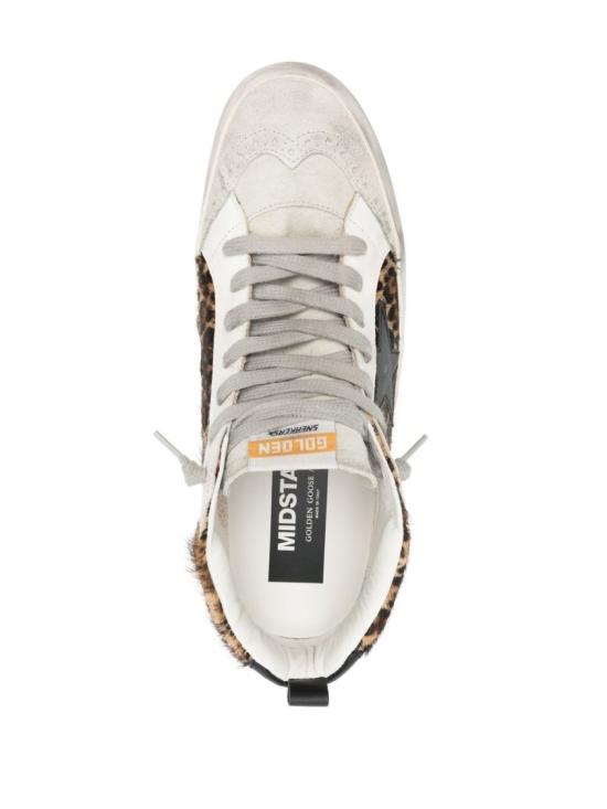 26SS 골든구스 미드 스타 스니커즈 GWF00122 F003766 81933 Brown - GOLDEN GOOSE