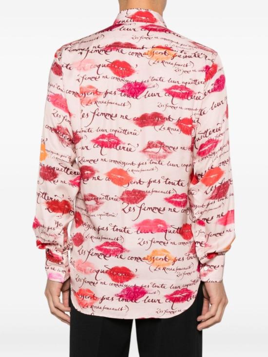 25FW 비비안웨스트우드 긴팔 셔츠 24010048 W017G N304 Pink - VIVIENNE WESTWOOD