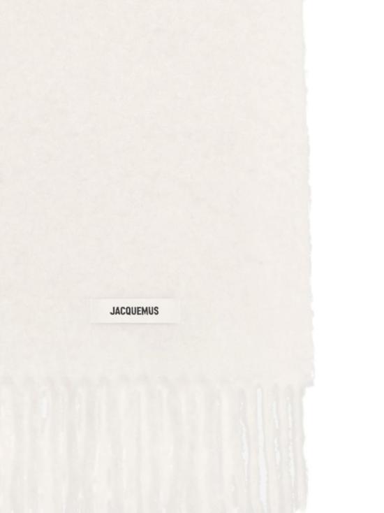 25FW 자크뮈스 프린지 울 스카프 ACU00572 BOT4032 110 Neutrals - JACQUEMUS