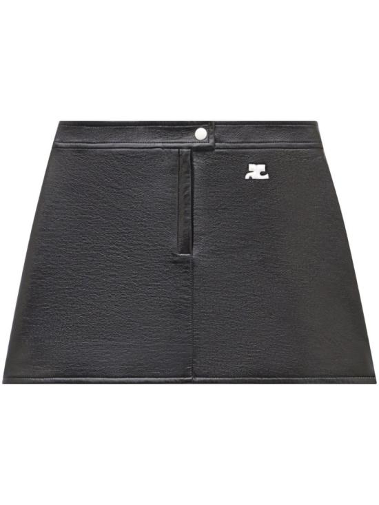 25FW 쿠레쥬 숏 스커트 PERCJU001VY0014 9999 Black