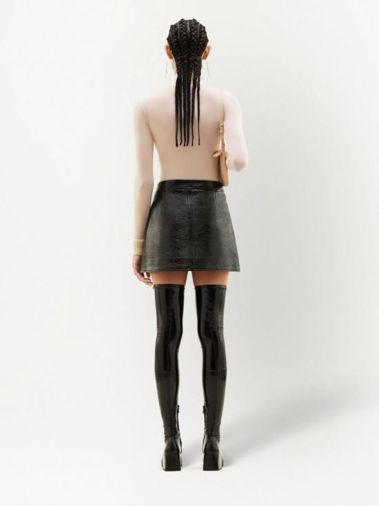 25FW 쿠레쥬 숏 스커트 PERCJU001VY0014 9999 Black - COURREGES