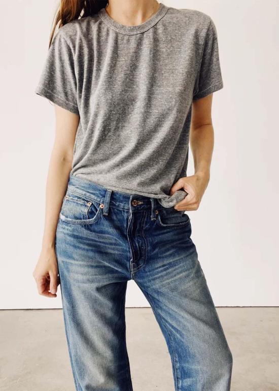  헤이갱 반팔 티셔츠 크루 티셔츠 - HEY GANG