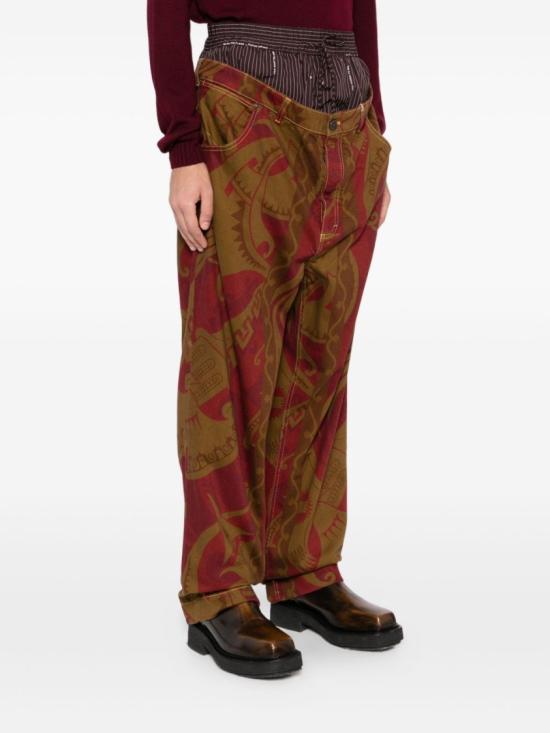 25FW 비비안웨스트우드 데님 2802003F W00SD O305 Multicolor - VIVIENNE WESTWOOD