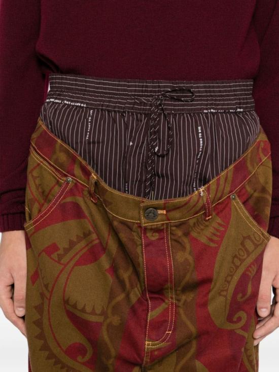 25FW 비비안웨스트우드 데님 팬츠 2802003F W00SD O305 Multicolor - VIVIENNE WESTWOOD