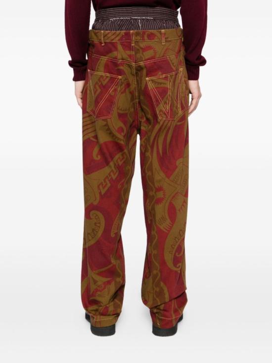 25FW 비비안웨스트우드 데님 팬츠 2802003F W00SD O305 Multicolor - VIVIENNE WESTWOOD