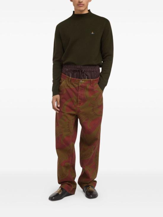 25FW 비비안웨스트우드 스웨터 27010017 Y002M H410 Brown - VIVIENNE WESTWOOD
