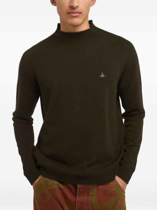 25FW 비비안웨스트우드 니트웨어 27010017 Y002M H410 Brown - VIVIENNE WESTWOOD